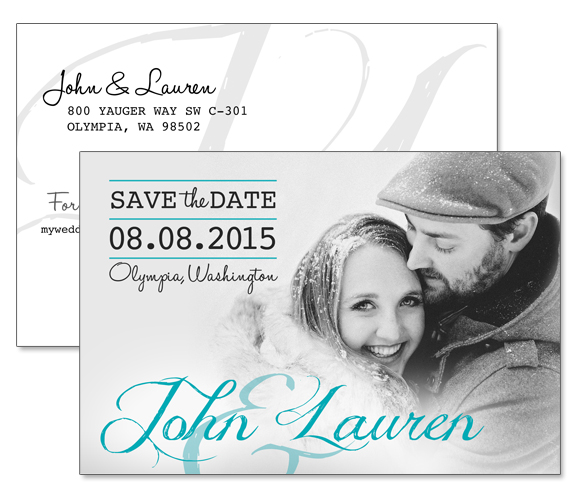 John & Lauren Save-the-Date Wedding Invitation