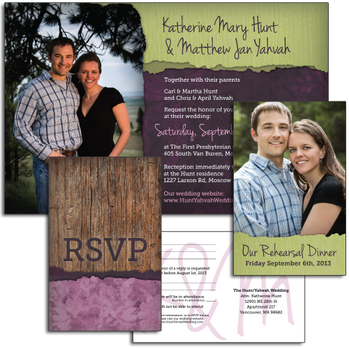Katherine & Matt Wedding Invitation