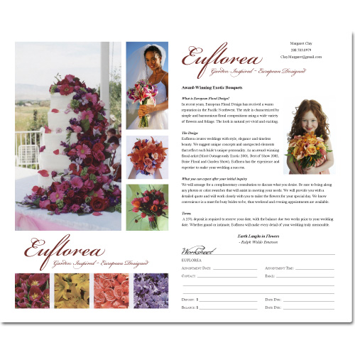 Euflorea 2-Page Magazine Spread