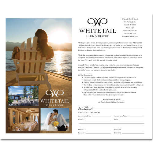 Whitetail Club & Resort 2-Page Magazine Spread